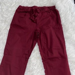 Victorious mens jean joggers size 2xl maroon